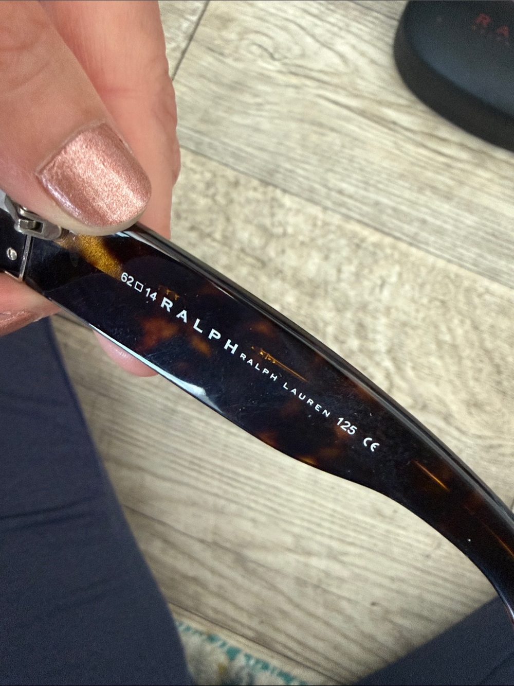 Ralph Lauren Tortoiseshell Sunglasses with Brown Lenses - Picture 3 of 5